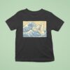 Hokusai S The Great Wave Off Kanagawa And The Hang Loose Hand Sign T Shirt