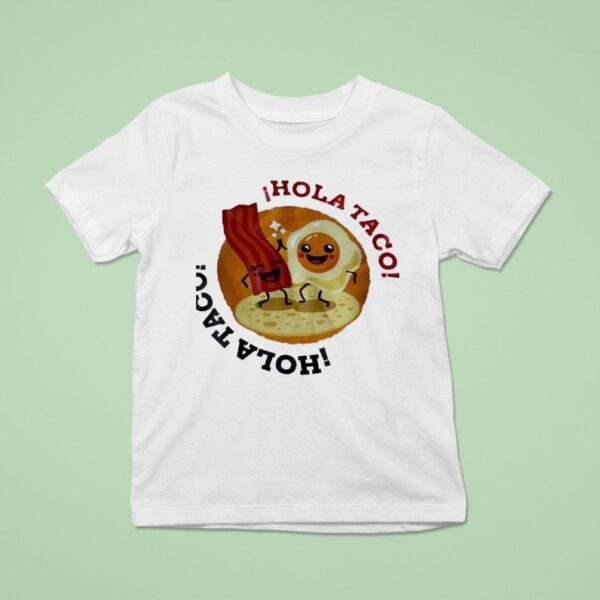 Hola Taco Cartoon T Shirt