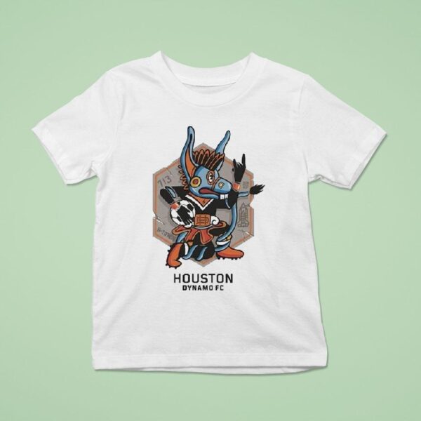 Houston Dynamo Fc X Free Walls H Town Hexagon T Shirt