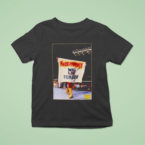 Hulk Hogan Hulkamania Will Live Forever Photo T Shirt