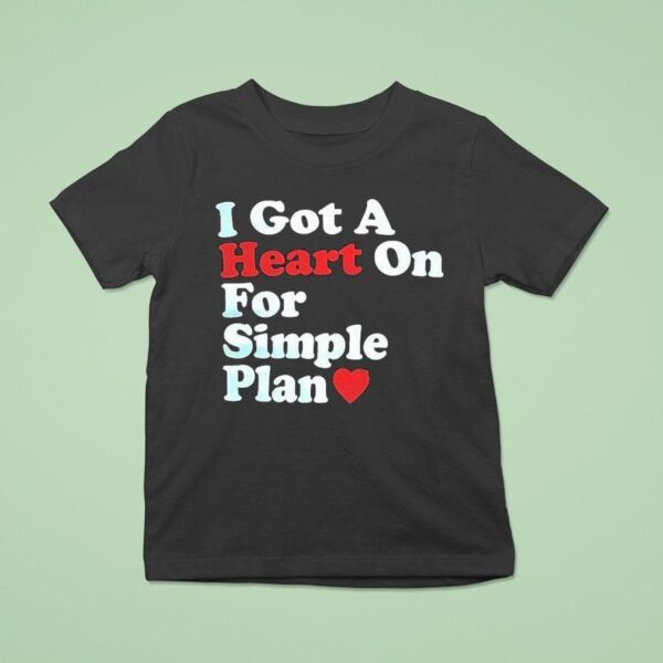 I Got A Heart On For Simple Plan T Shirt