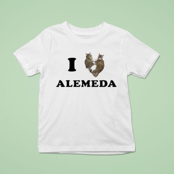 I Love Alameda Cats T Shirt