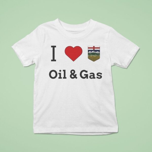 I Love Oil And Gas T Shirt