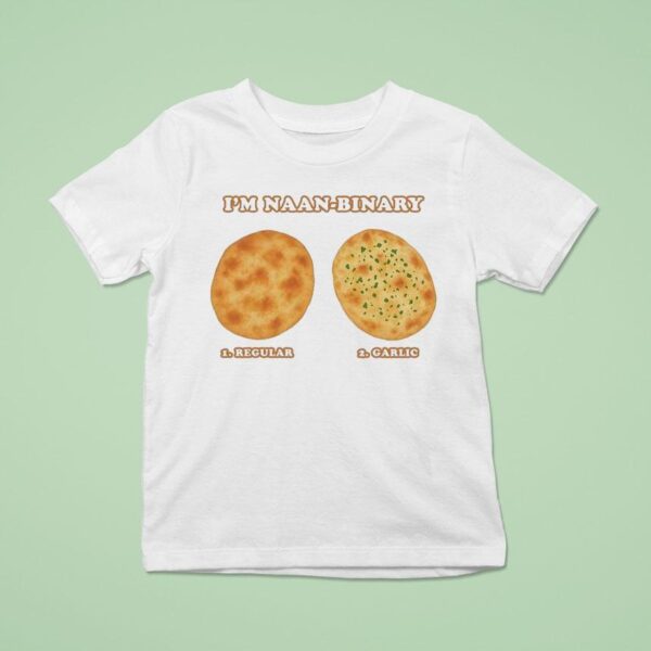 I M Naanbinary Regular Garlic T Shirt