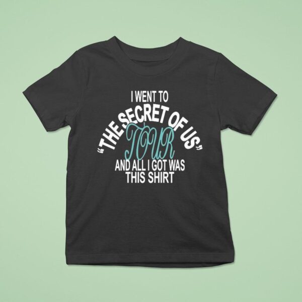 I Went To Secret Of Us Tour And All I Got Was This Shir T Shirt