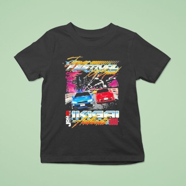 Ikigai Authentic Japan Speed Festival T Shirt