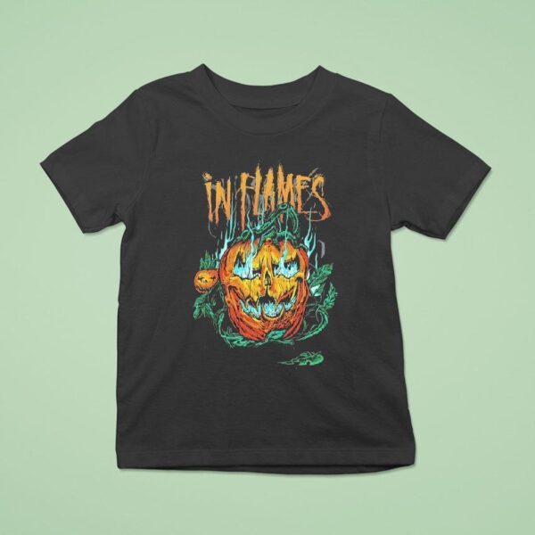In Flames Hell Pumpkin T Shirt