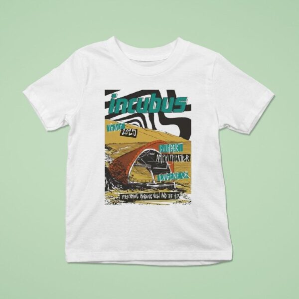 Incubus Cuthbert Eugene Or Performing Morning View And The Hits July Even T Shirt
