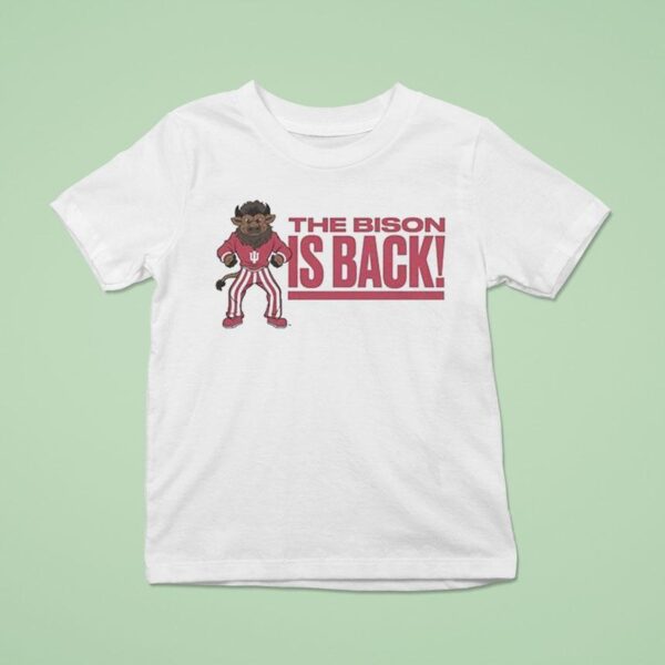 Indiana Hoosiers Hoosier The Bison Is Back Masco T Shirt