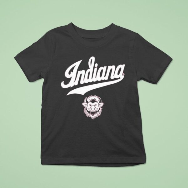 Indiana Hoosiers Mascot Scrip T Shirt