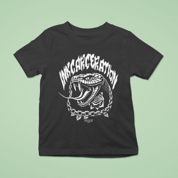 Inkcarceration Festival Spitting Venom In Mansfield Ohio On July Th Th Americas Rock And Metal Tattoo T Shirt