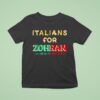 Italians For Zohran For New York City T Shirt