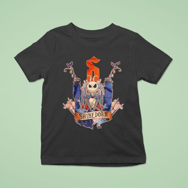 Jack Skellington Shine Down Halloween T Shirt