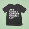 Jacob Bannon Ali Gable Kaman Gracie Lee T Shirt
