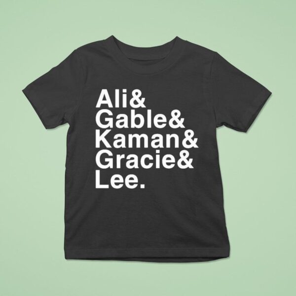 Jacob Bannon Ali Gable Kaman Gracie Lee T Shirt