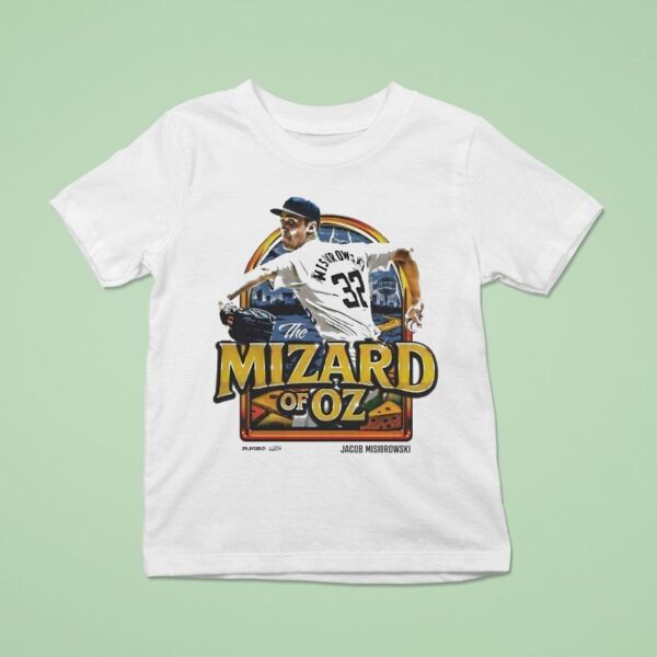 Jacob Misiorowski The Mizard Of Oz Milwaukee Brewers Mlbpa Painting T Shirt