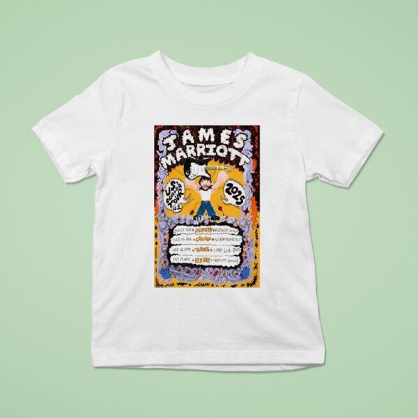 James Marriott April Us Canada Event Tour T Shirt