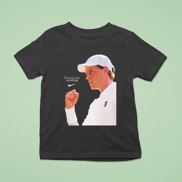 Jannik Sinner Winning Heals Everything Nike X Wimbledon Champions Rules The Grass In London And Makes It Four Grand Slams T Shirt