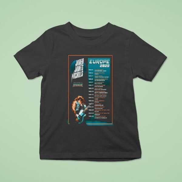 Jared James Nichols Europe Uk Tour Dates T Shirt