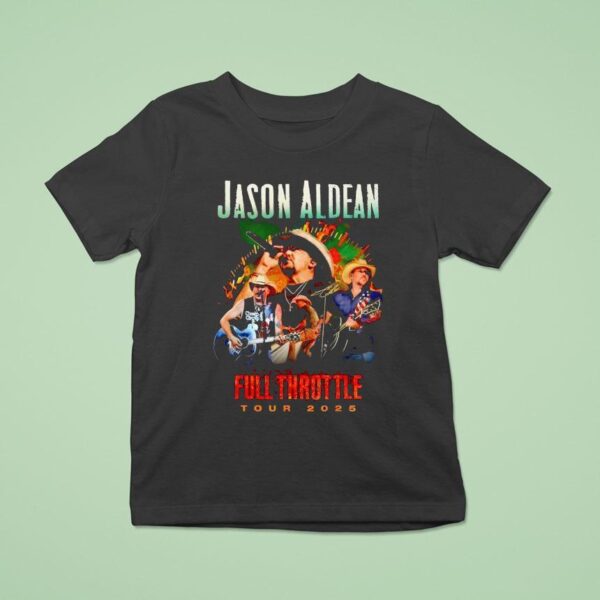 Jason Aldean Full Throttle Tour Signature T Shirt