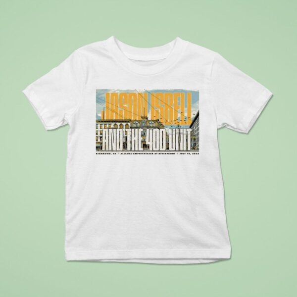 Jason Isbell And The Unit July Allianz Amphitheater At Riverfront Richmond Va T Shirt
