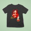 Jayden Daniels Big Face Washington Commanders Football Signature T Shirt