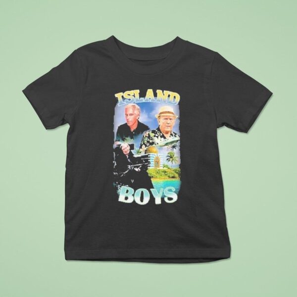 Jeffrey Epstein Trump And Stephen Hawking Island Boys T Shirt