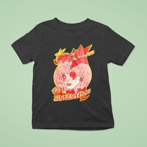 Jem And The Holograms Truly Truly Truly Outrageous Tour Vintage T Shirt