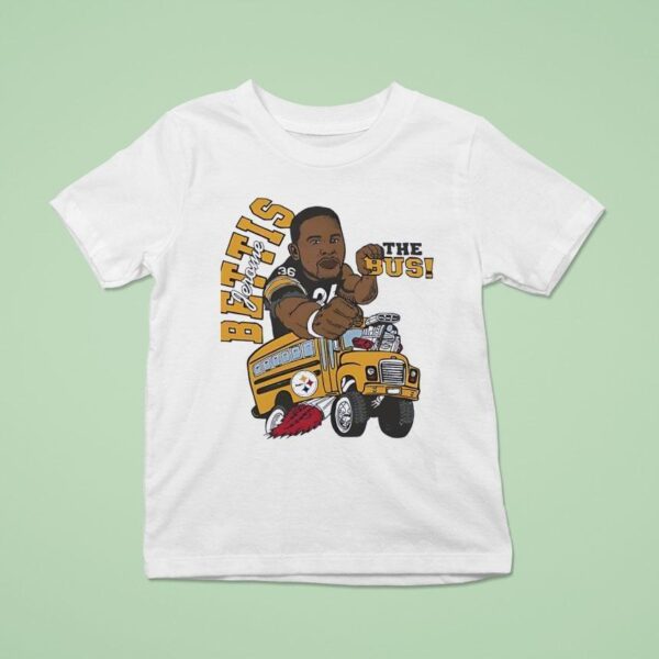 Jerome Bettis The Bus Pittsburgh Slers Football T Shirt