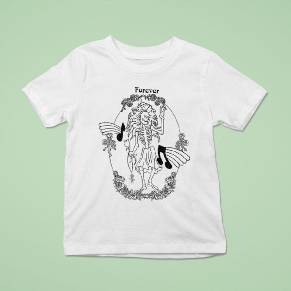 Jerry Garcia Forever Skeleton T Shirt