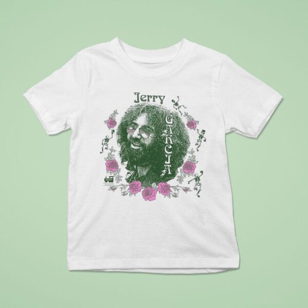 Jerry Garcia Rosebud T Shirt
