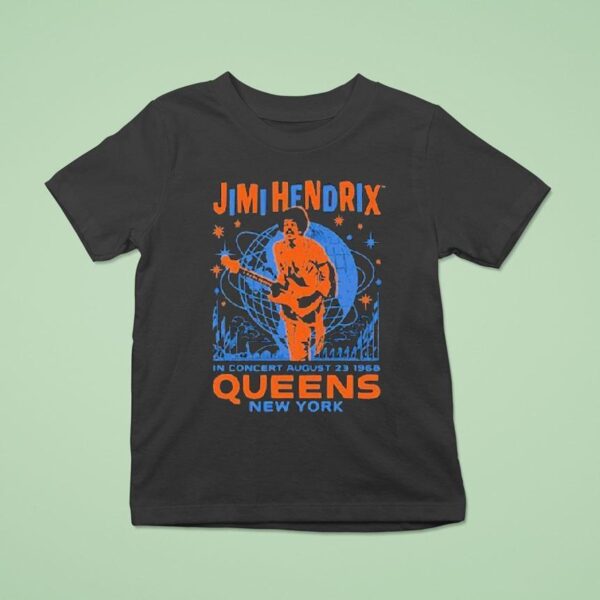 Jimi Hendrix In Concert Queens New York August T Shirt