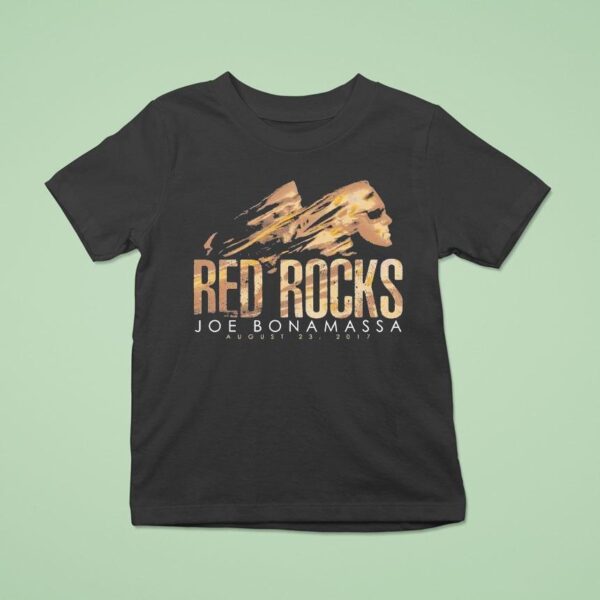 Joe Bonamassa Red Rocks Augus T Shirt