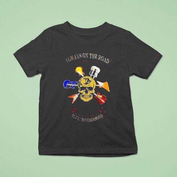 Joe Bonamassa Always On The Road Blues Brotherhood Skull T Shirt