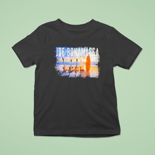 Joe Bonamassa Sunset Blues Guitars T Shirt