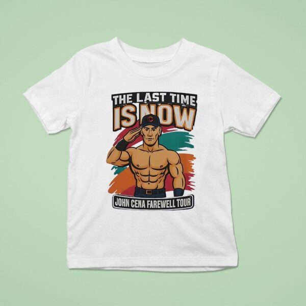 John Cena Farewell Tour Wwe Wrestling The Last Time Is Now T Shirt