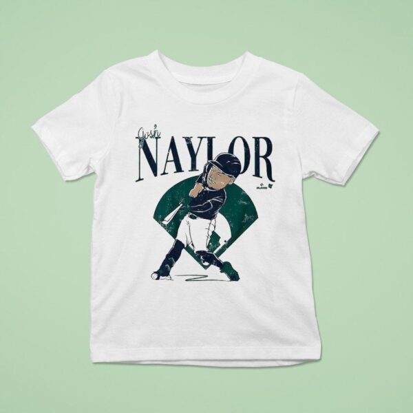 Josh Naylor Diamond Caricature Seattle Mariners T Shirt