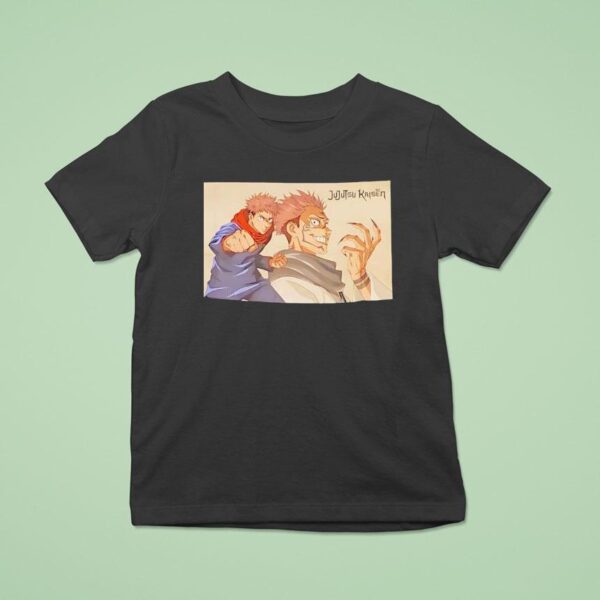 Jujutsu Kaisen Itadori Yujie Sukuna Finger Graphic T Shirt