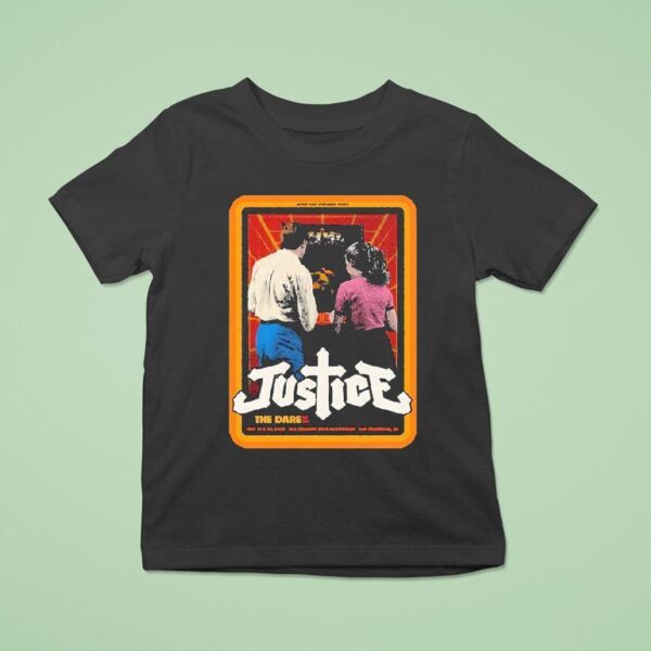 Justice The Dare Dj Set Show At The Bill Graham Civic Auditorium In San Francisco Ca On May And T Shirt