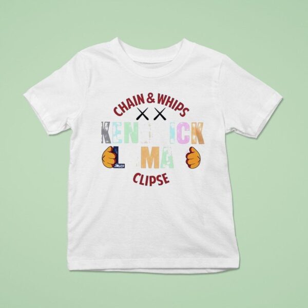 Kendrick Lamar Chain And Whips Clipse T Shirt