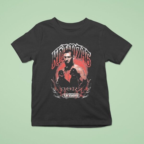 Khamzat Chimaev Borz Tour Full Violence T Shirt