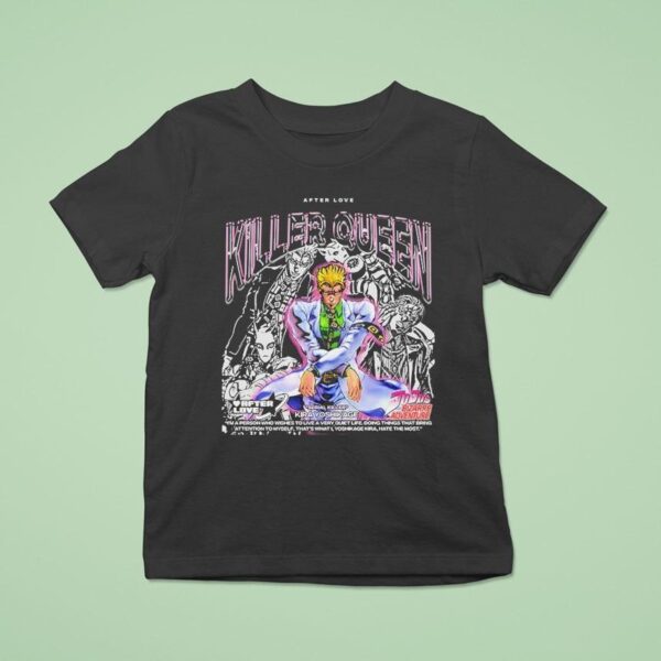 Kira Yoshikage Killer Queen Jojo S Bizarre Adventure After Love T Shirt