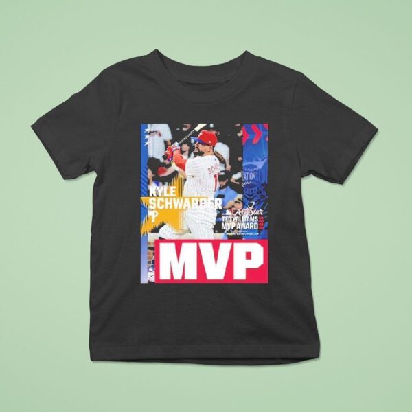 Kyle Schwarber From Philadelphia Phillies Is The Ted Williams Mvp All Star Game Mlb T Shirt