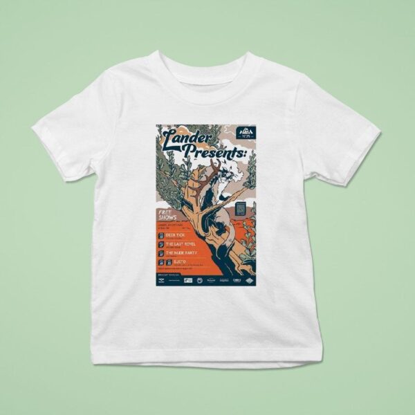 Lander Presents Lander Wy City Park T Shirt