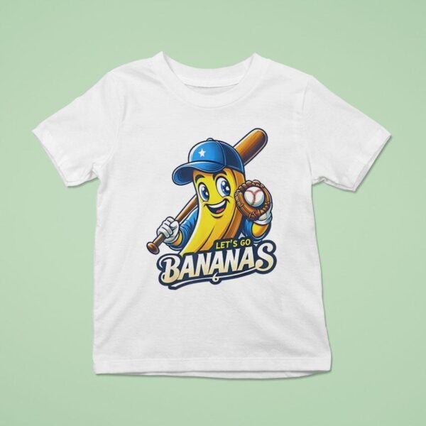 Let S Go Bananas Baseball T Shirt