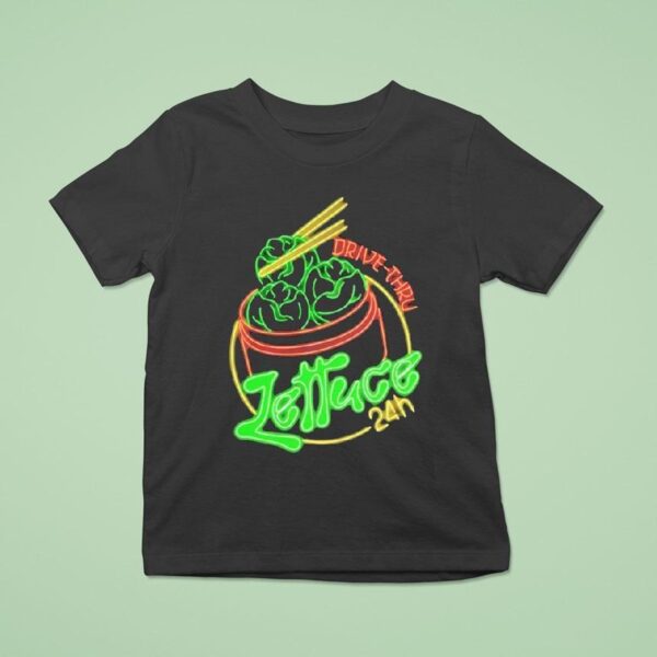 Lettuce Hour Drive Thru Neon T Shirt