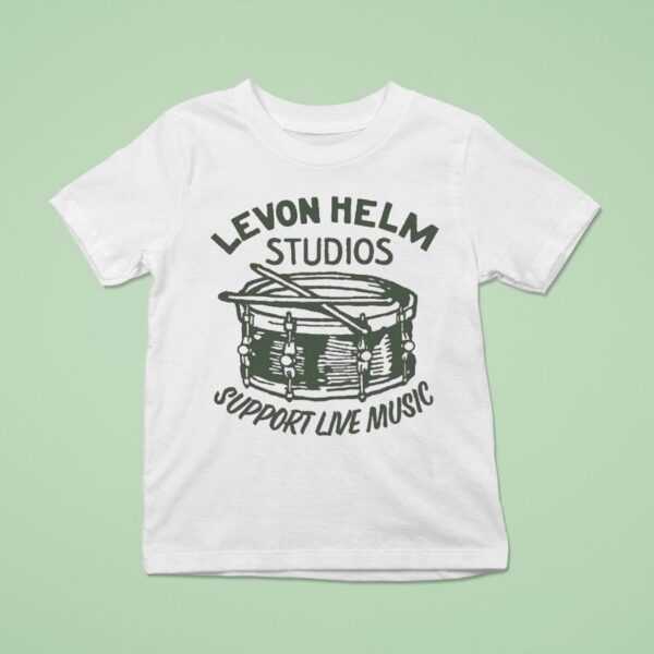 Levon Helm Support Live Music Snare T Shirt