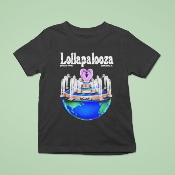 Lollapalooza In Chicago At Grant Park On July Aug Planet Lolla T Shirt