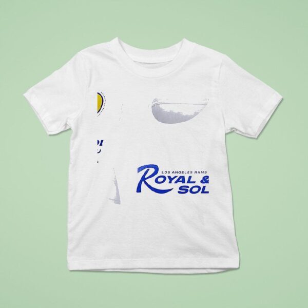 Los Angeles Rams Royal And Sol Booster Club T Shirt