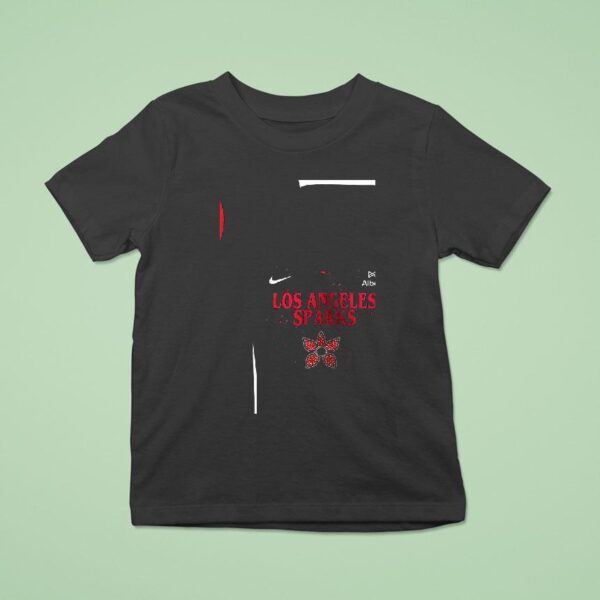 Los Angeles Sparks Stranger Things Rebel Swingman T Shirt